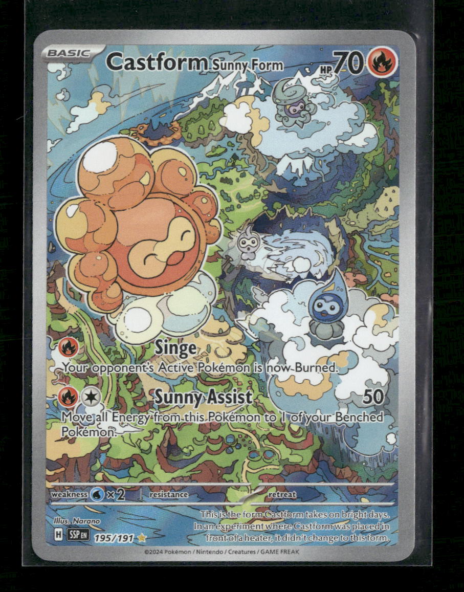 SV08: Surging Sparks Castform Sunny Form #195/191