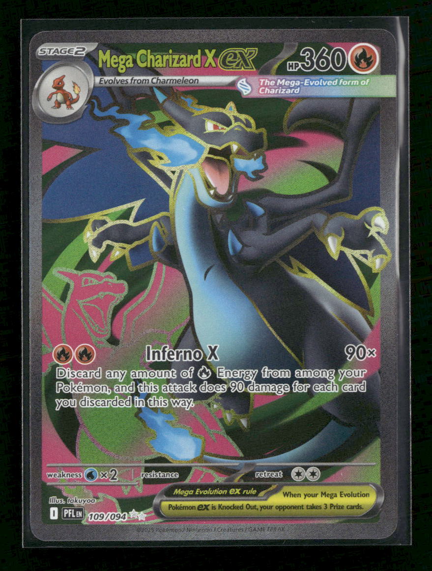 ME02: Phantasmal Flames Mega Charizard X ex #109/094