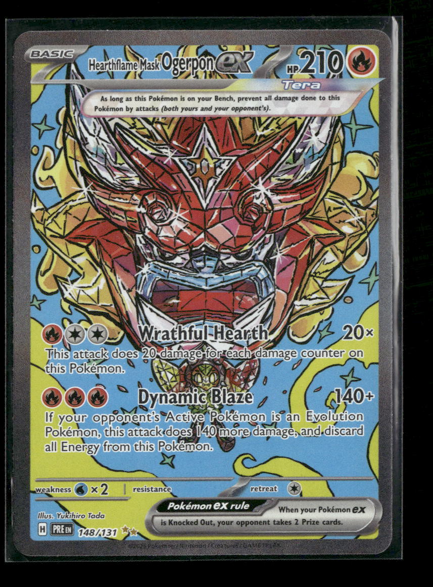 SV: Prismatic Evolutions Hearthflame Mask Ogerpon ex #148/131