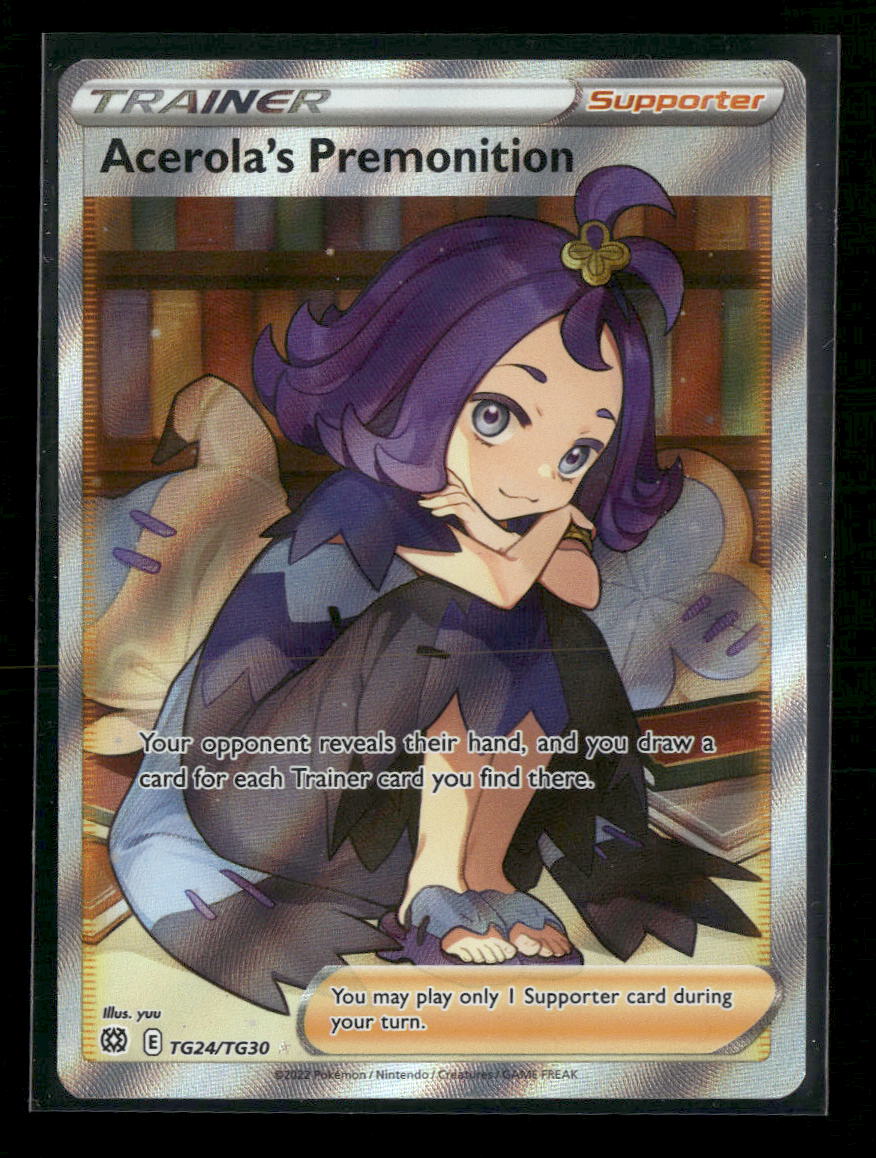 SWSH09: Brilliant Stars Trainer Gallery Acerola's Premonition #TG24/TG30