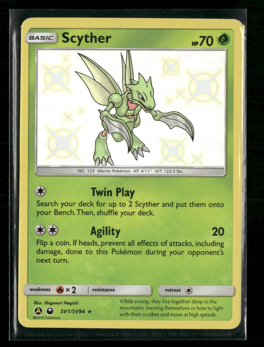 Hidden Fates: Shiny Vault Scyther #SV1/SV94