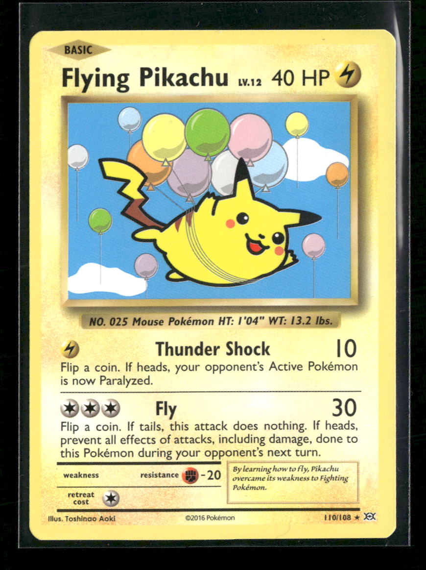XY - Evolutions Flying Pikachu #110/108