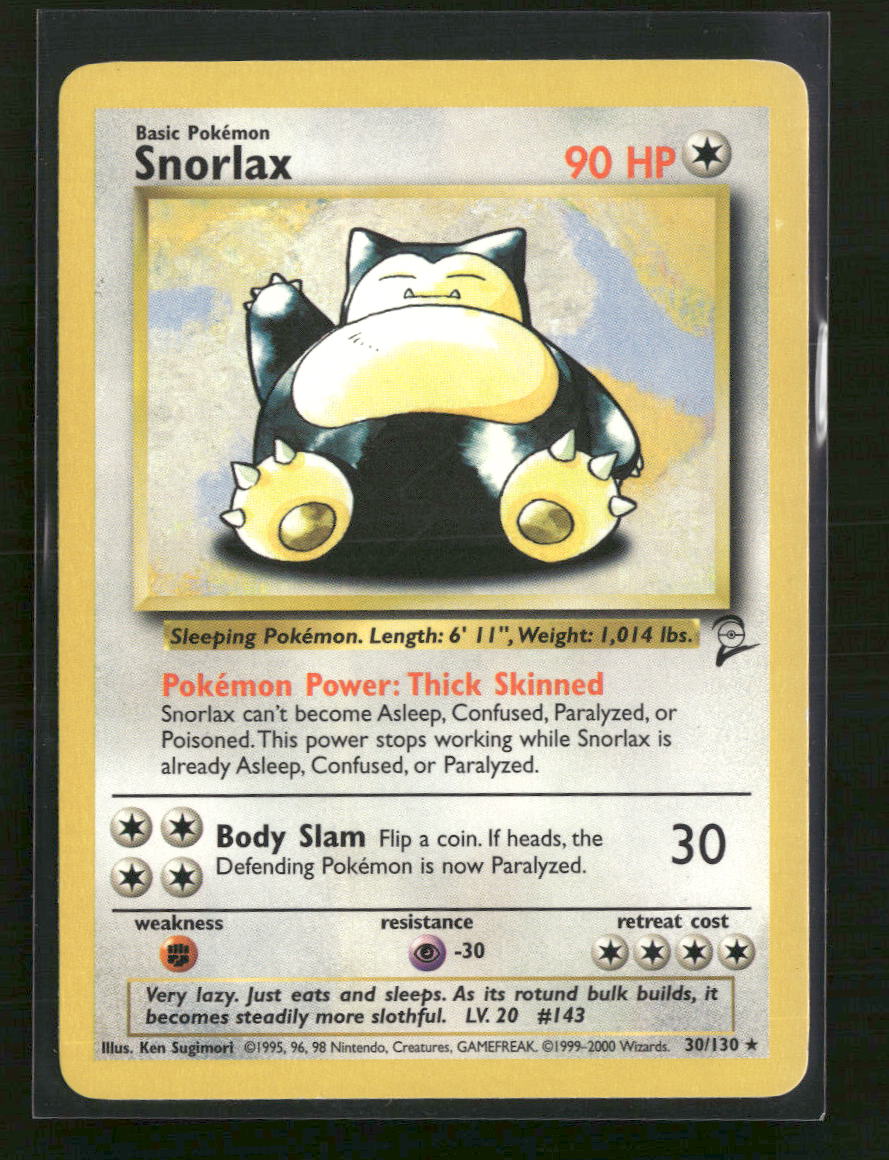 Base Set 2 Snorlax #030/130