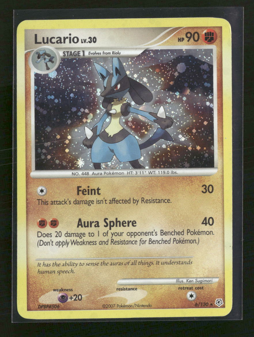 Diamond and Pearl Lucario #6/130
