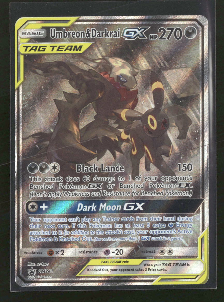 SM Promos Umbreon & Darkrai GX #SM241