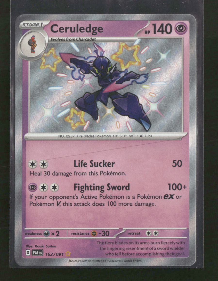 SV: Paldean Fates Ceruledge #162/091