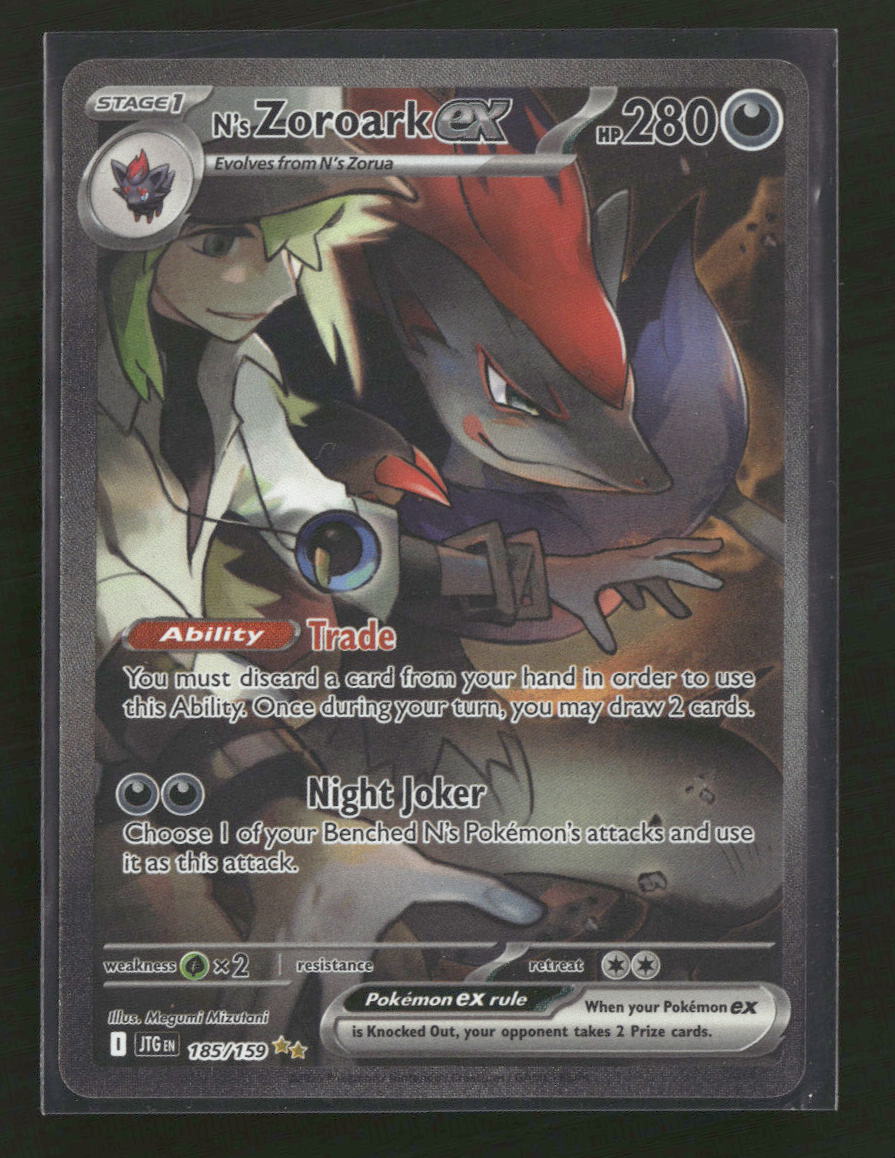 SV09: Journey Together N's Zoroark ex #185/159