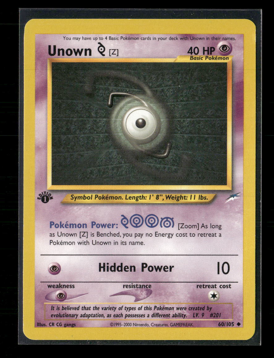 Neo Destiny Unown [Z] #060/105