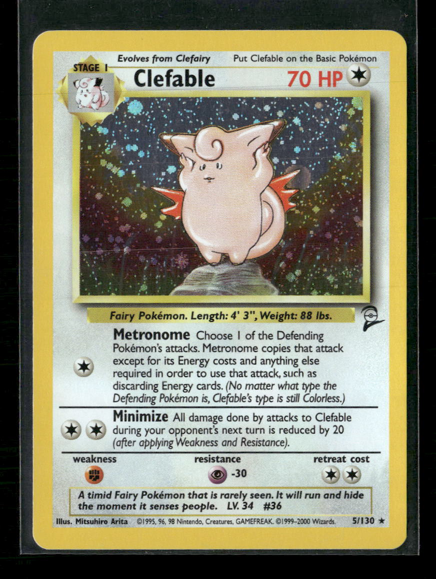Base Set 2 Clefable #005/130