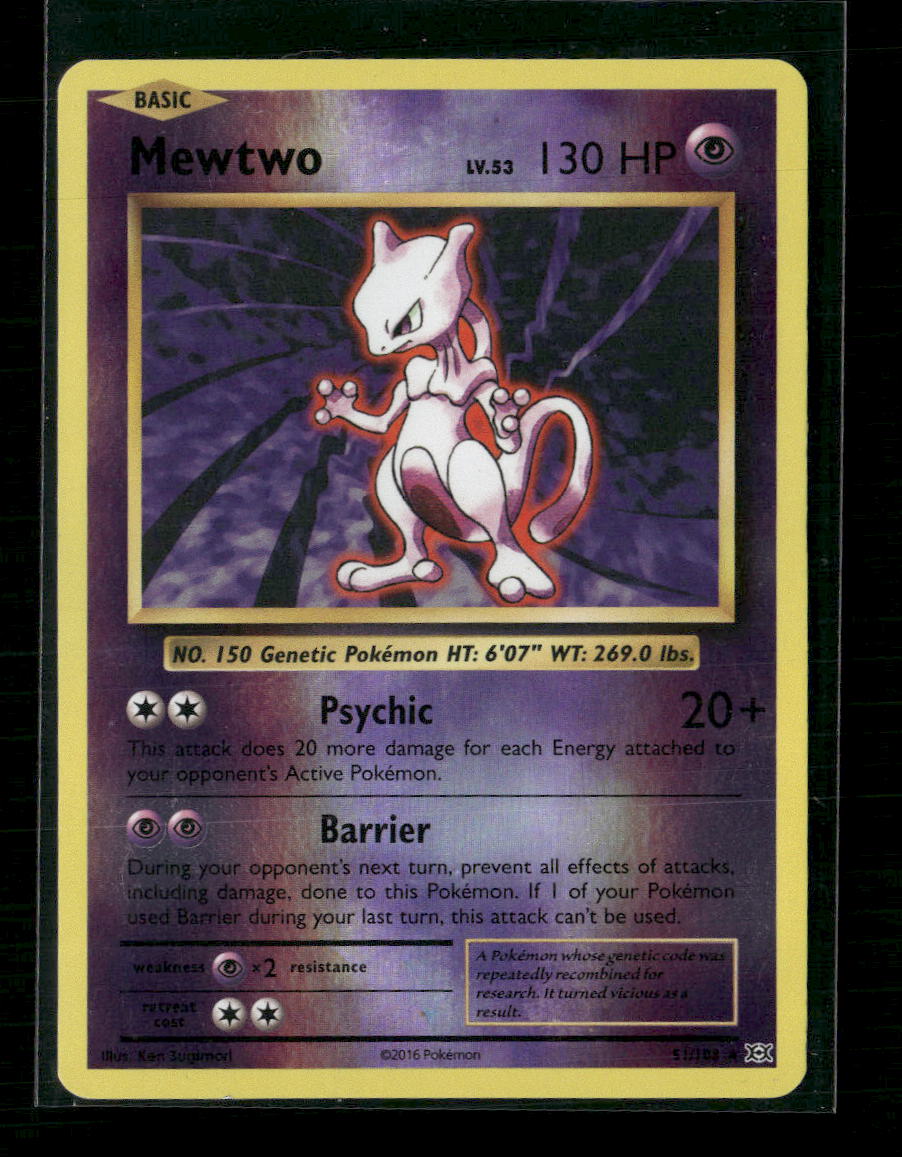 XY - Evolutions Mewtwo #51/108
