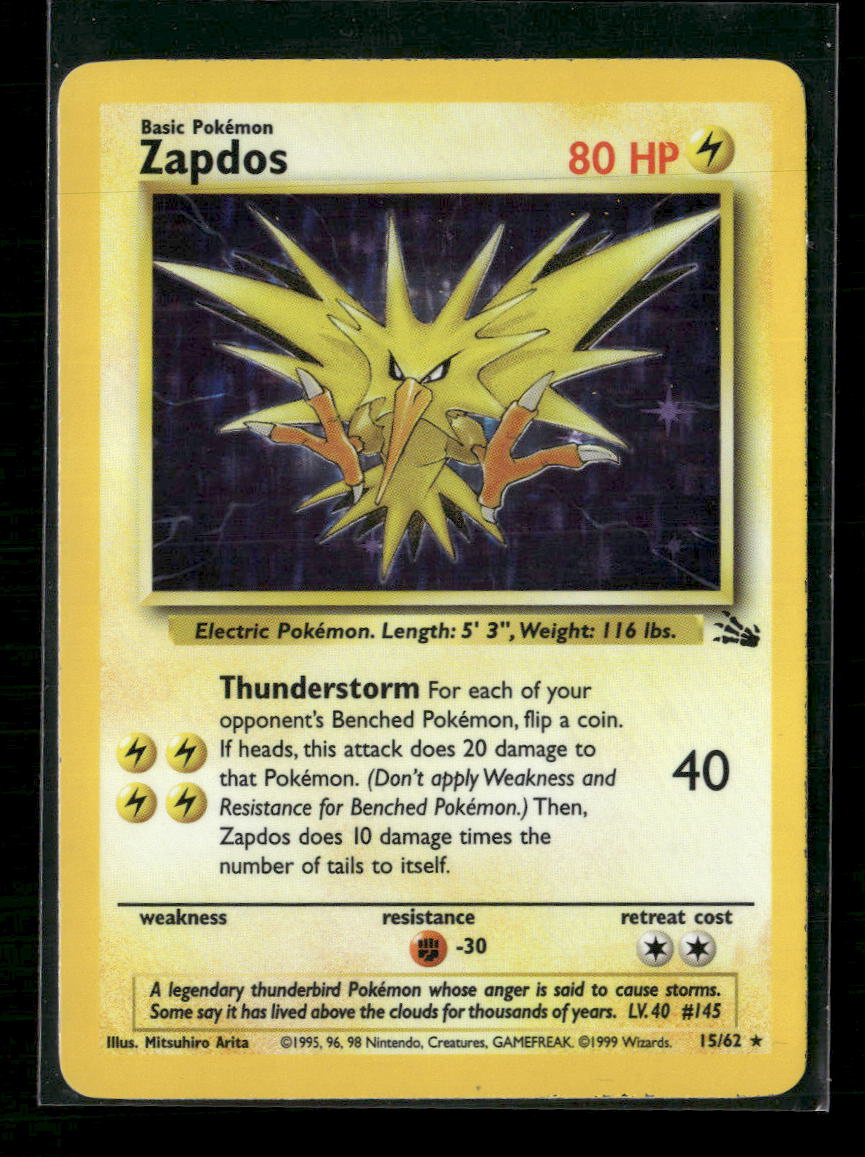 Miscellaneous Cards & Products Zapdos #015/062