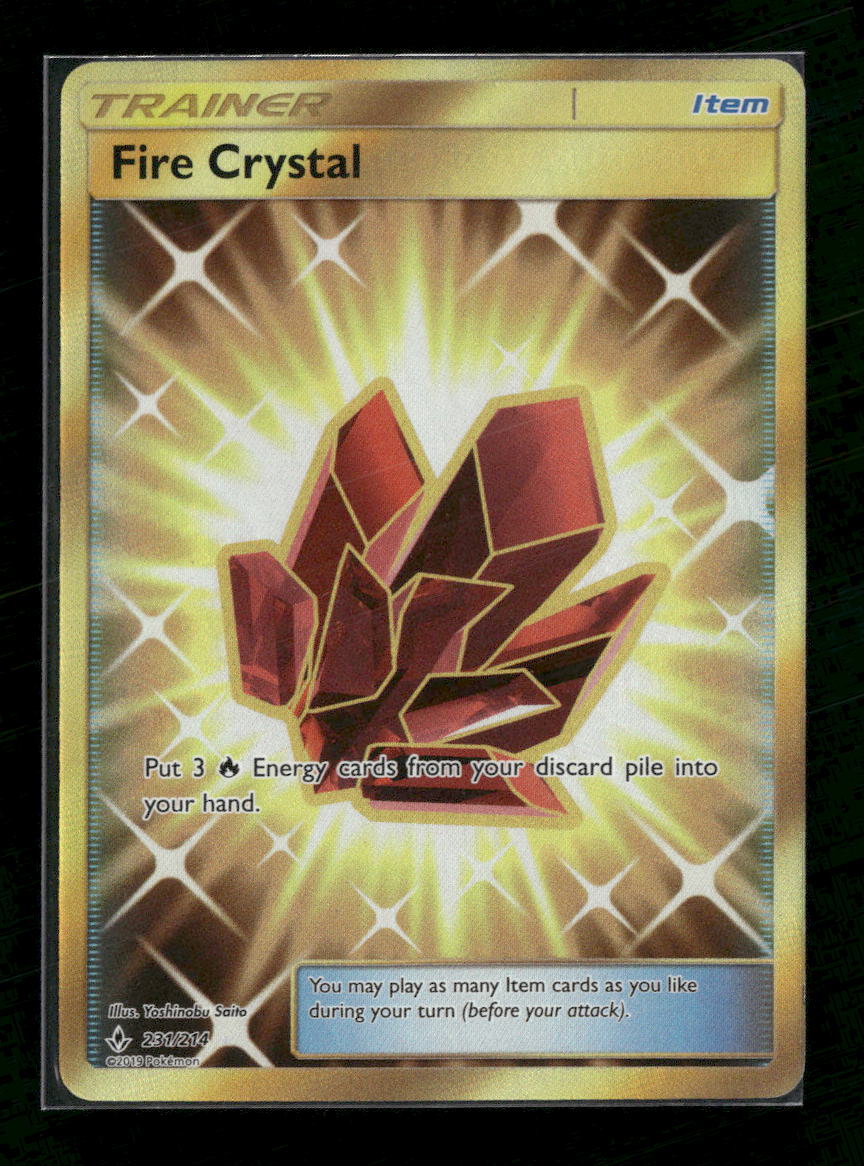 SM - Unbroken Bonds Fire Crystal (Secret) #231/214