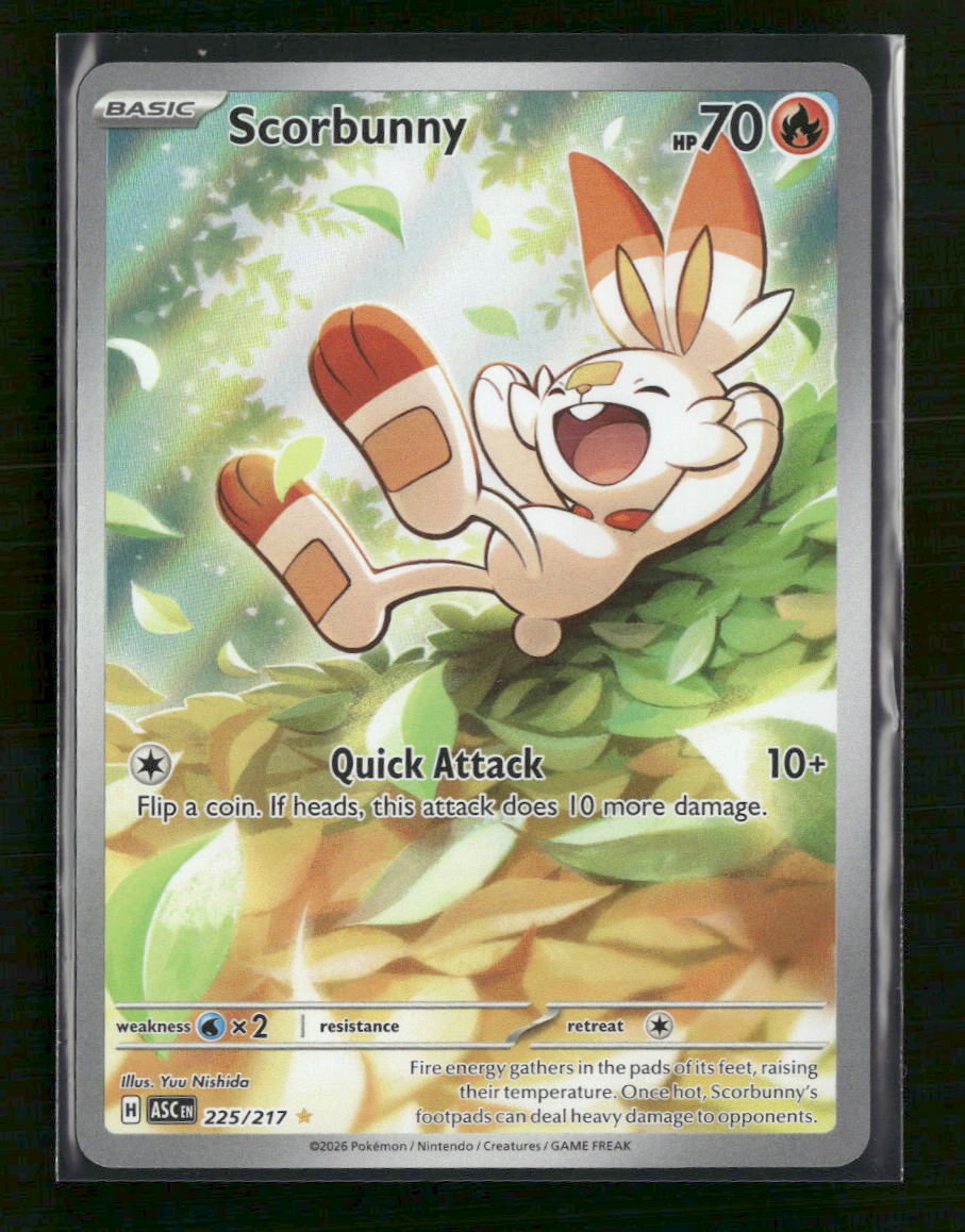 ME: Ascended Heroes Scorbunny #225/217