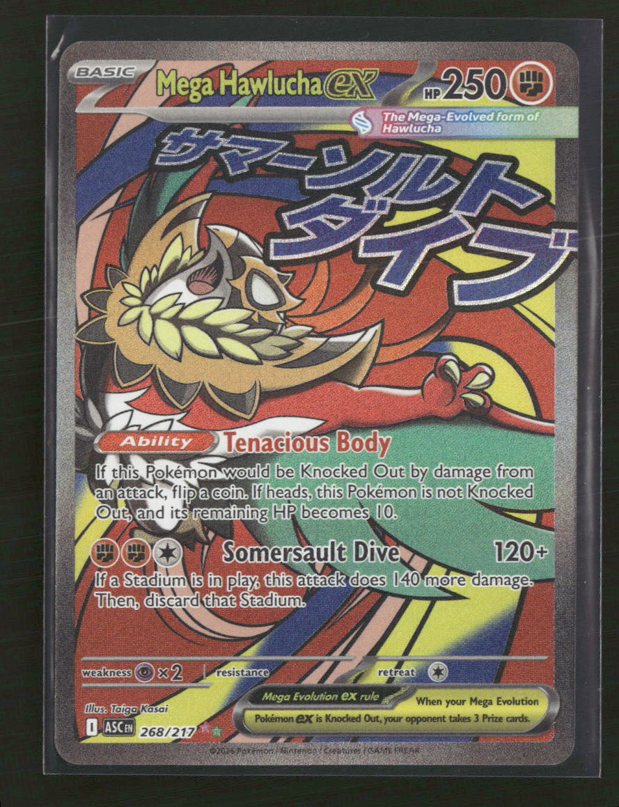 ME: Ascended Heroes Mega Hawlucha ex #268/217