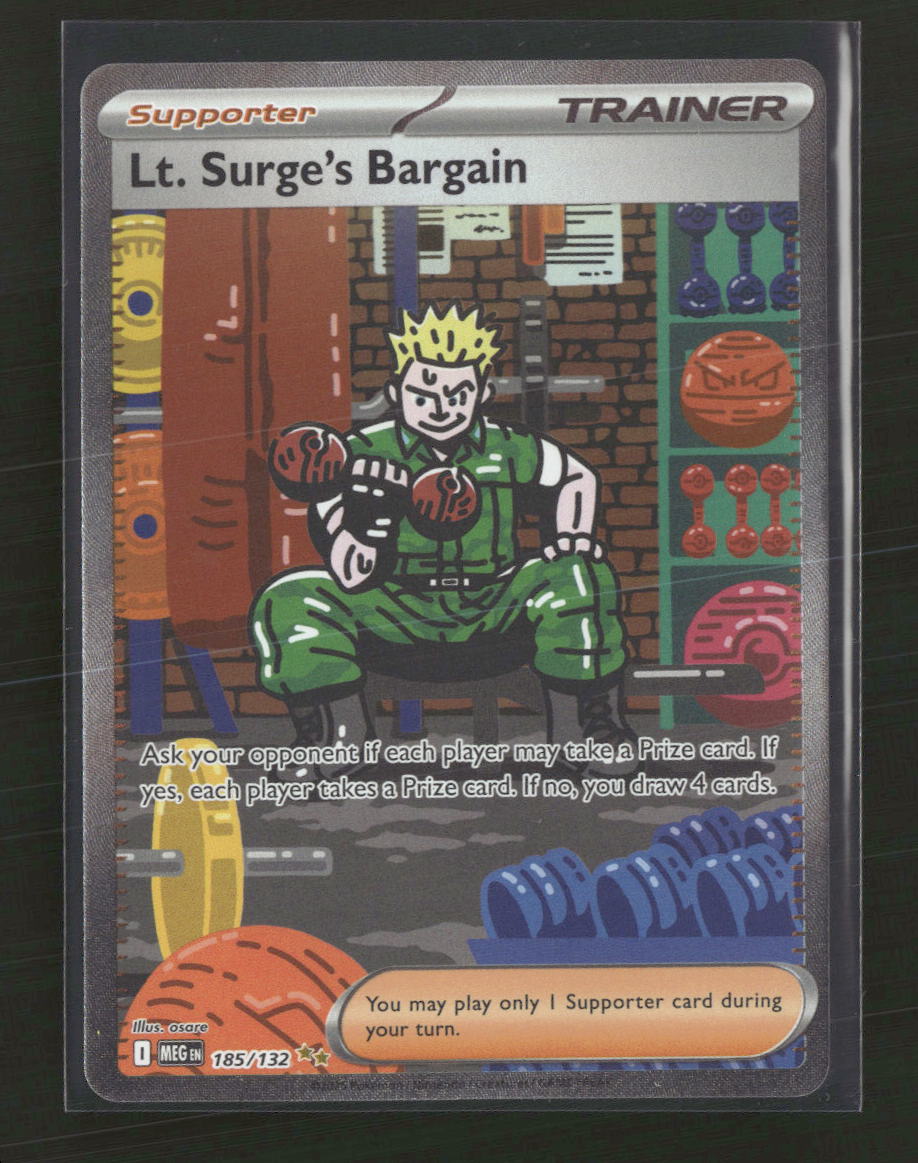 ME01: Mega Evolution Lt. Surge's Bargain #185/132
