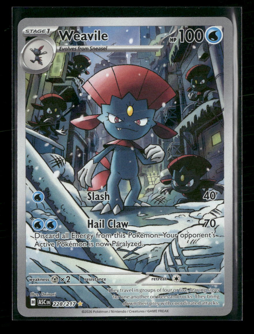 ME: Ascended Heroes Weavile #228/217