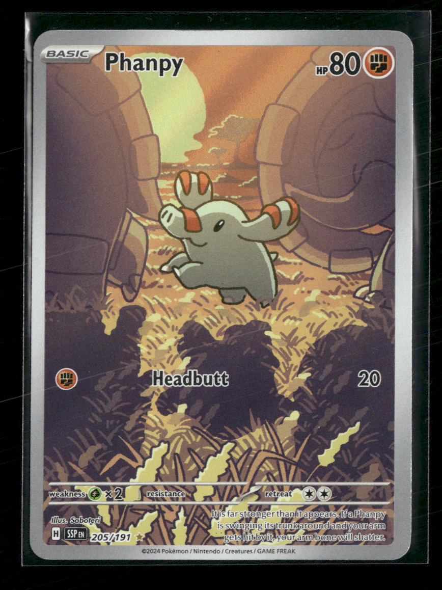 SV08: Surging Sparks Phanpy #205/191