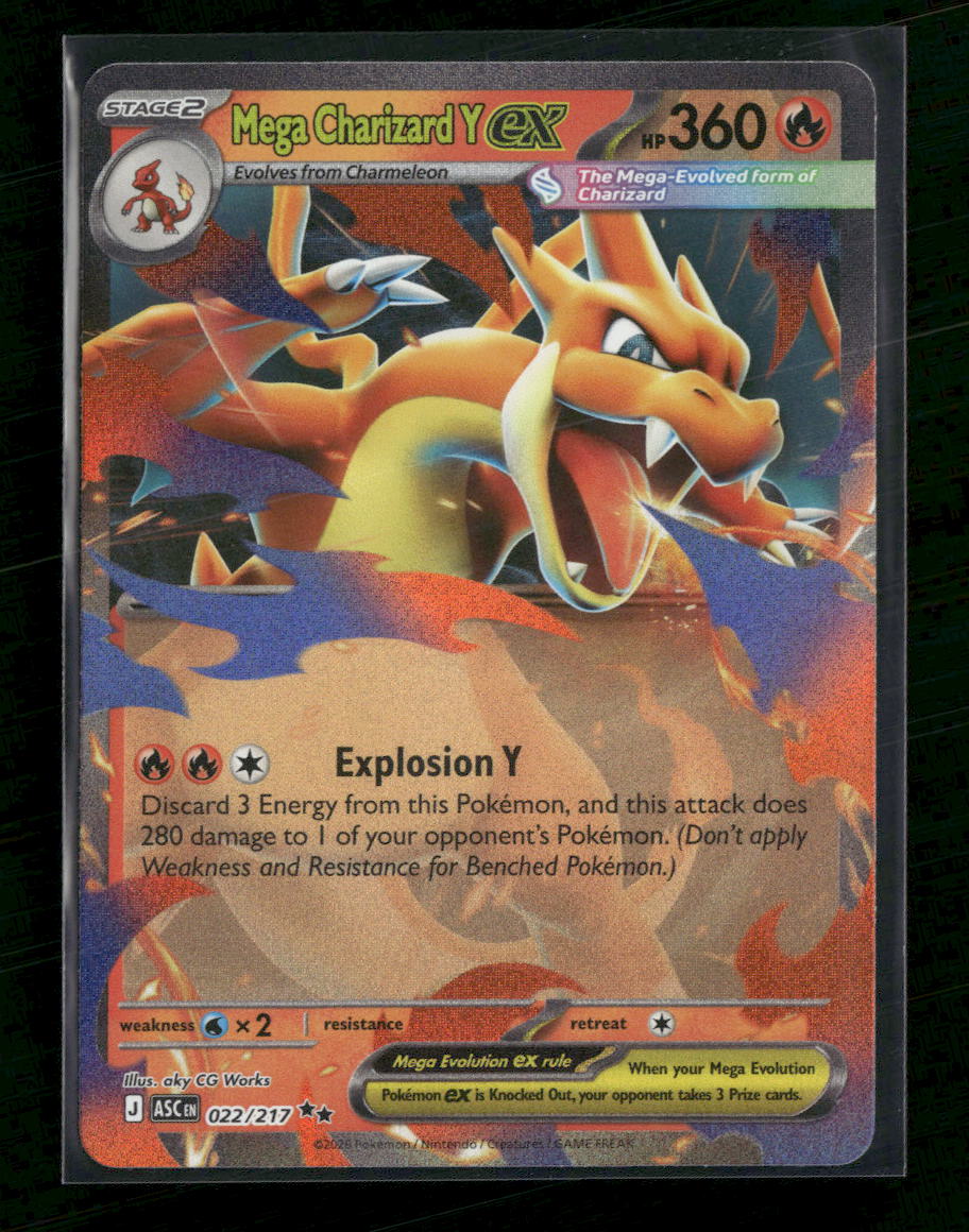 ME: Ascended Heroes Mega Charizard Y ex #022/217