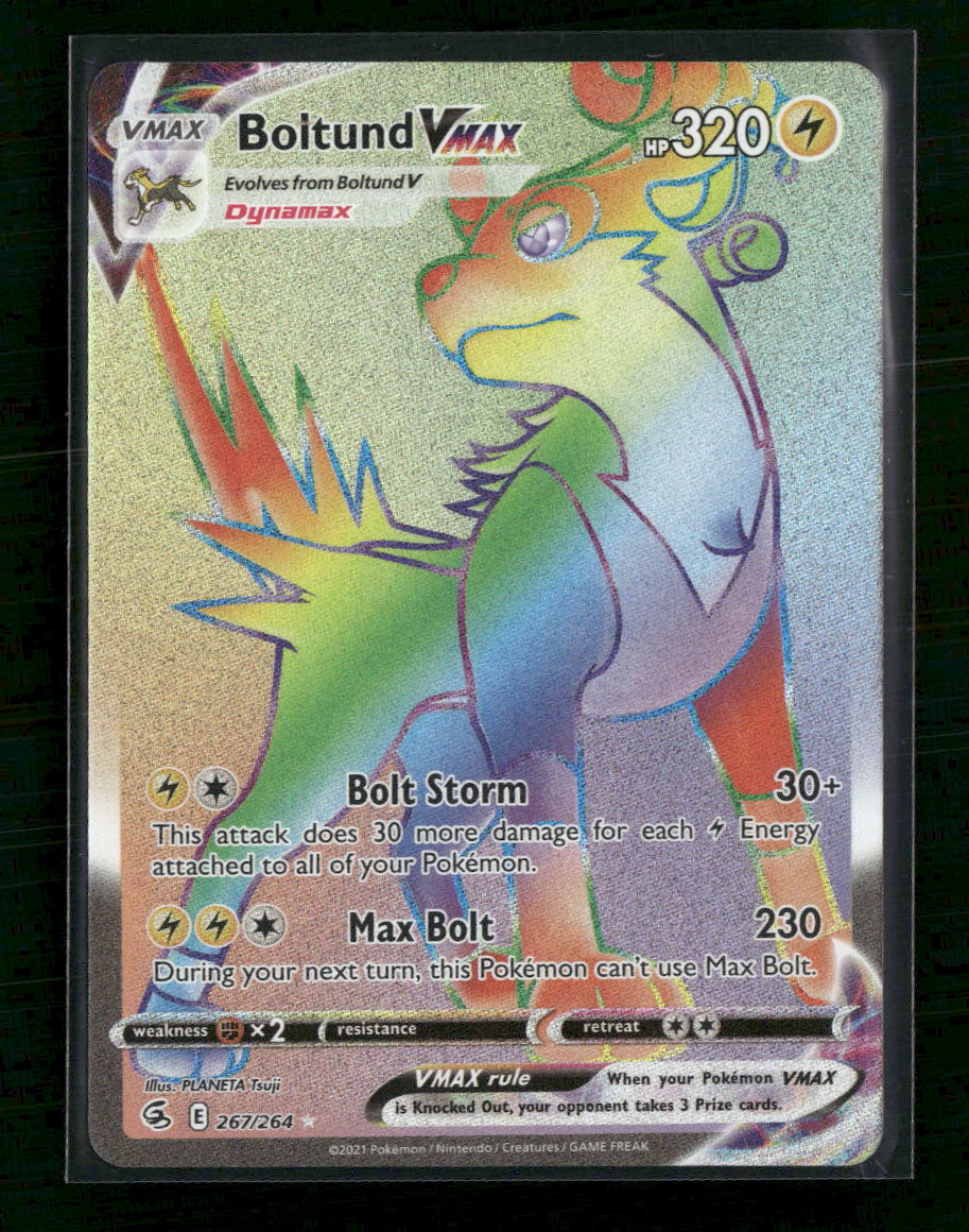 SWSH08: Fusion Strike Boltund VMAX (Secret) #267/264