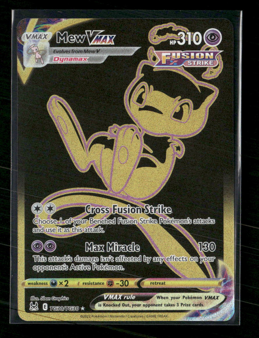 SWSH11: Lost Origin Trainer Gallery Mew VMAX (Secret) #TG30/TG30