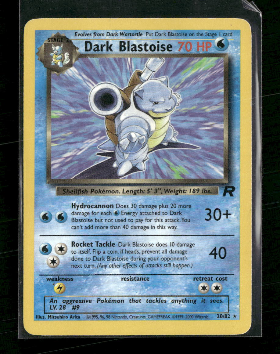 Team Rocket Dark Blastoise (20) #20/82