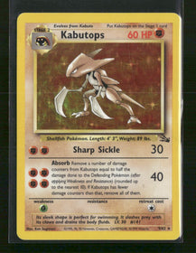 Fossil Kabutops (9) #09/62