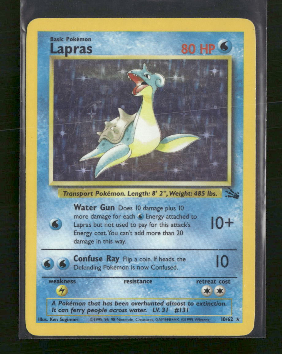 Fossil Lapras (10) #10/62