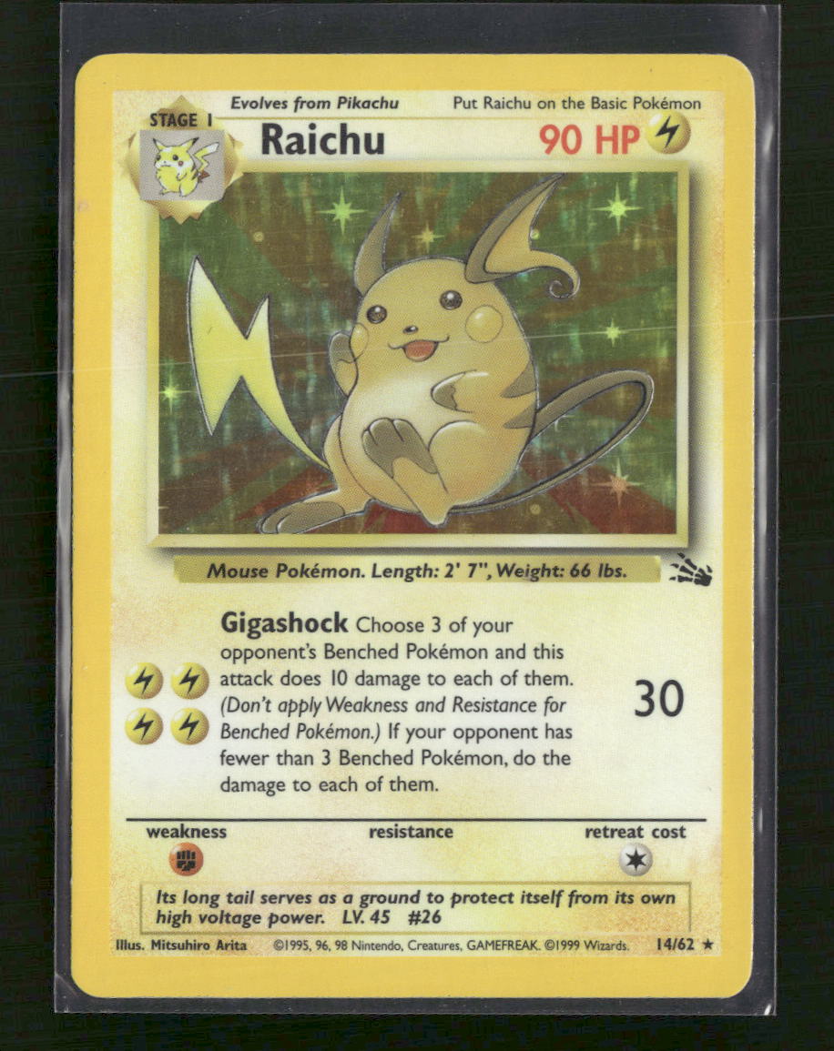 Fossil Raichu (14) #14/62