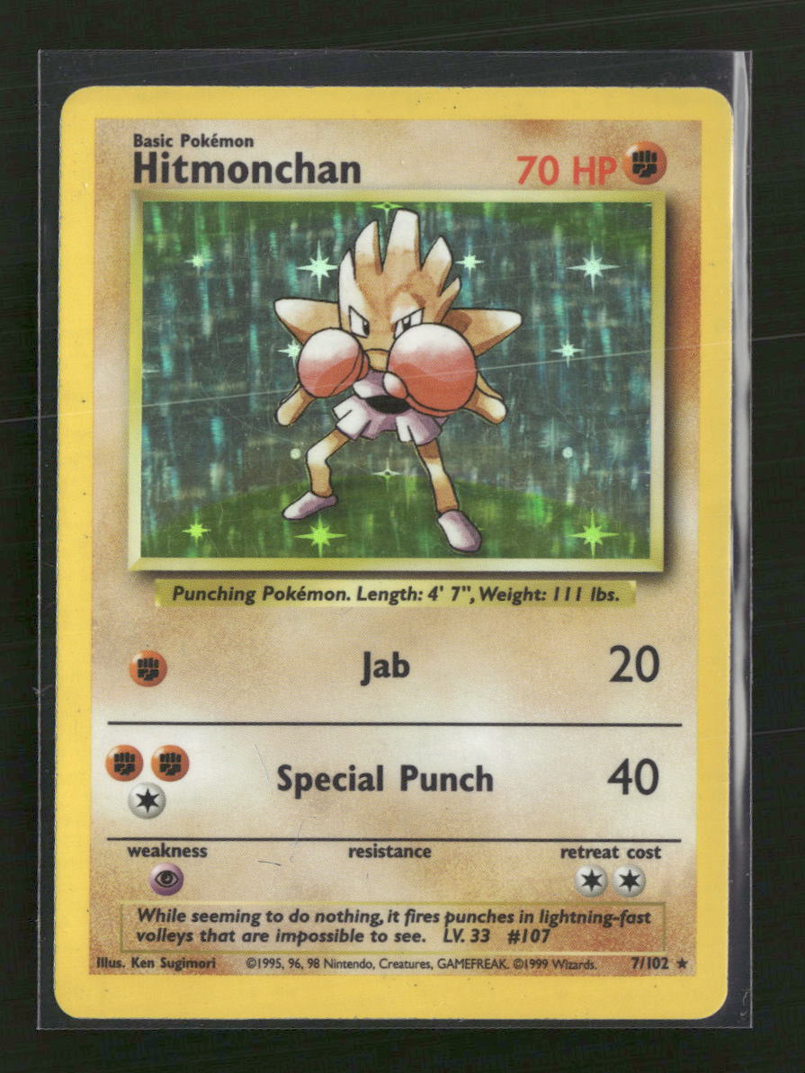Base Set Hitmonchan #007/102