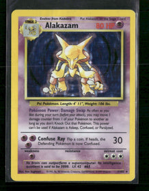 Base Set Alakazam #001/130 Damaged