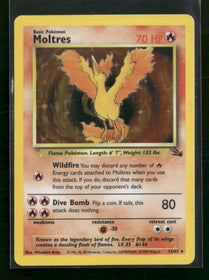 Fossil Moltres (12) #12/62 Damaged