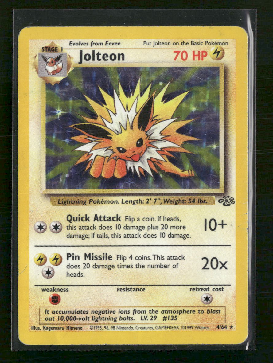 Jungle Jolteon (4) #04/64 Damaged