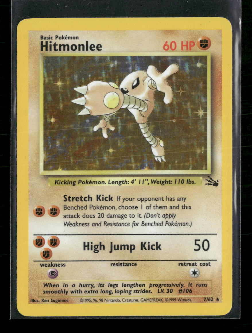 Fossil Hitmonlee (7) #07/62
