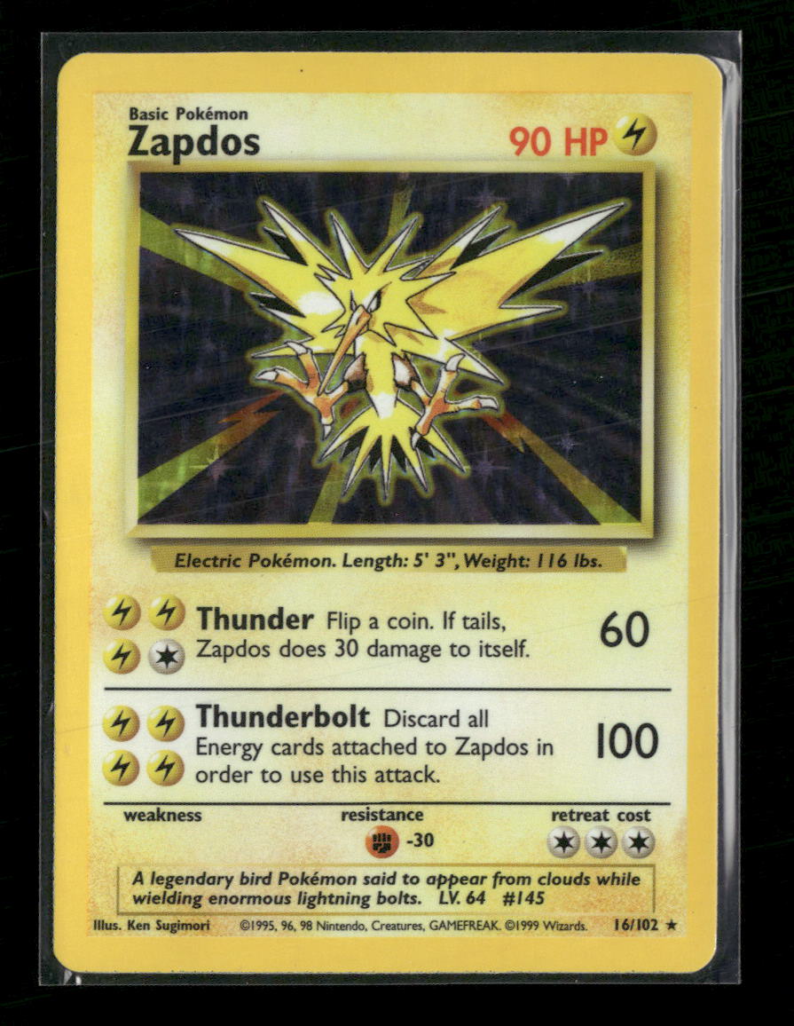 Base Set Zapdos #016/102