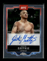 2025 Topps Chrome UFC Chrome Veteran Auto Justin Gaethje #CVA-JG