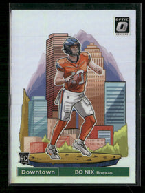 2024 Donruss Downtown Bo Nix #19 SCRATCH ON TOP