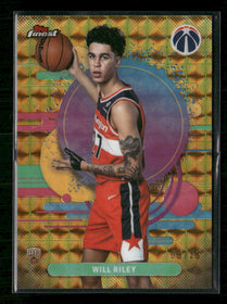 2025-26 Finest Gold Refractor Will Riley Rookie #/25 #110