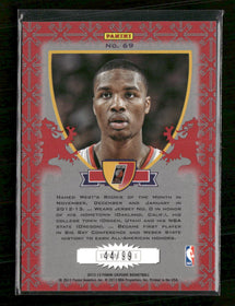 2012-13 Panini Crusade Crusade Red Damian Lillard #/99 #69