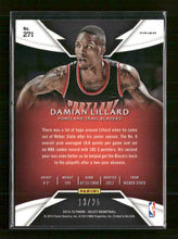 2014-15 Panini Select Prizms Tie Dye Damian Lillard #/25 #271