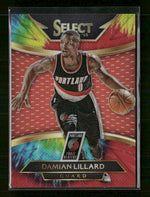 2014-15 Panini Select Prizms Tie Dye Damian Lillard #/25 #271
