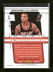 2013-14 Panini Prizm Damian Lillard #19