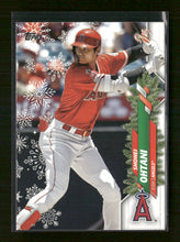 2020 Topps Holiday Shohei Ohtani : Red Striped Mittens #HW26c