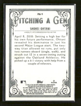 2022 Topps Allen & Ginter Pitching a Gem Shohei Ohtani #PAG-9