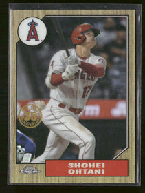 2022 Topps Chrome 1987 Topps Baseball 35th Anniversary Shohei Ohtani #87BC-2