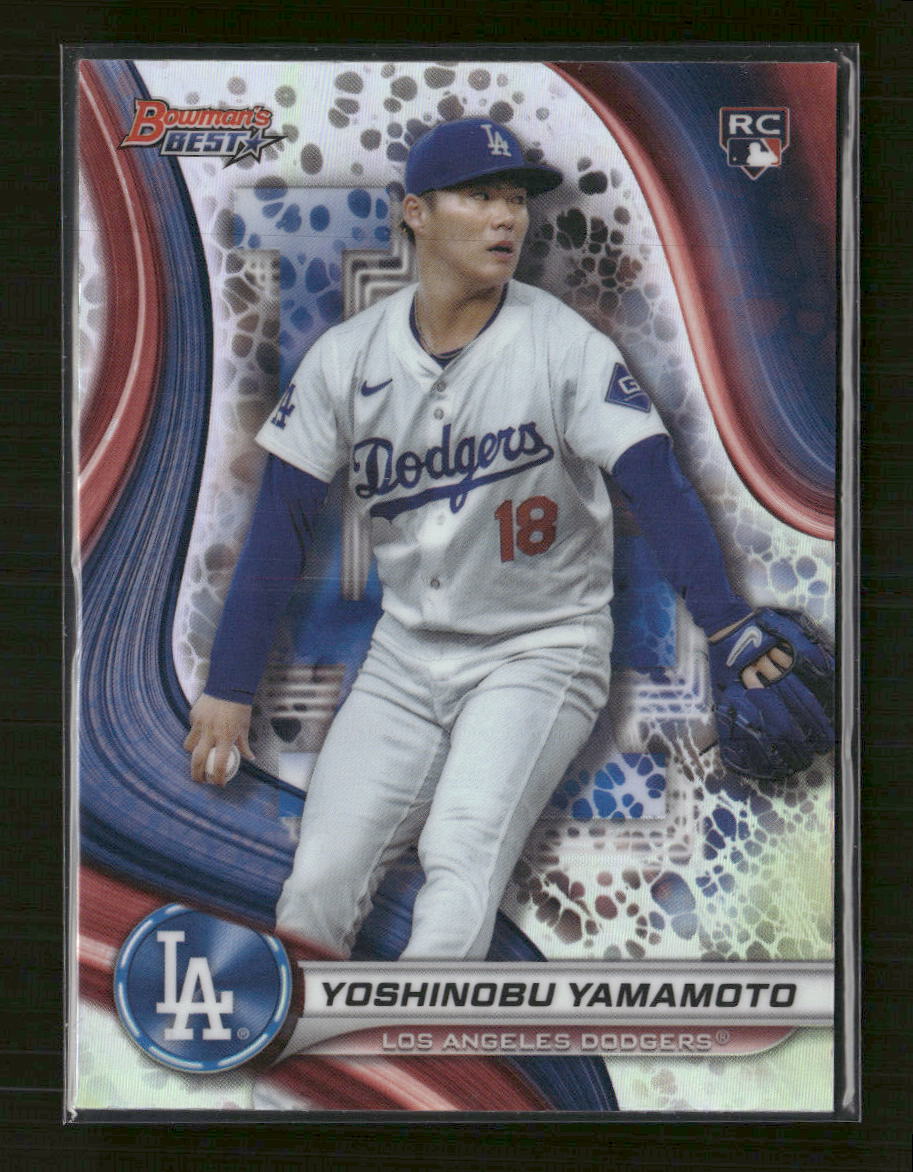 2024 Bowman's Best Yoshinobu Yamamoto Rookie Refractor  #34