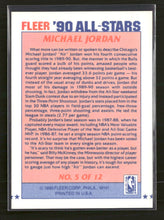 1990-91 Fleer All-Stars Michael Jordan #5