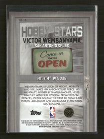 2025-26 Bowman Hobby Stars Victor Wembanyama #HS-15