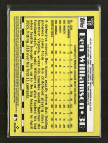 2025 Topps 1990  Baseball 35th Anniversary Auto Ben Williamson #/299 #U90C-10
