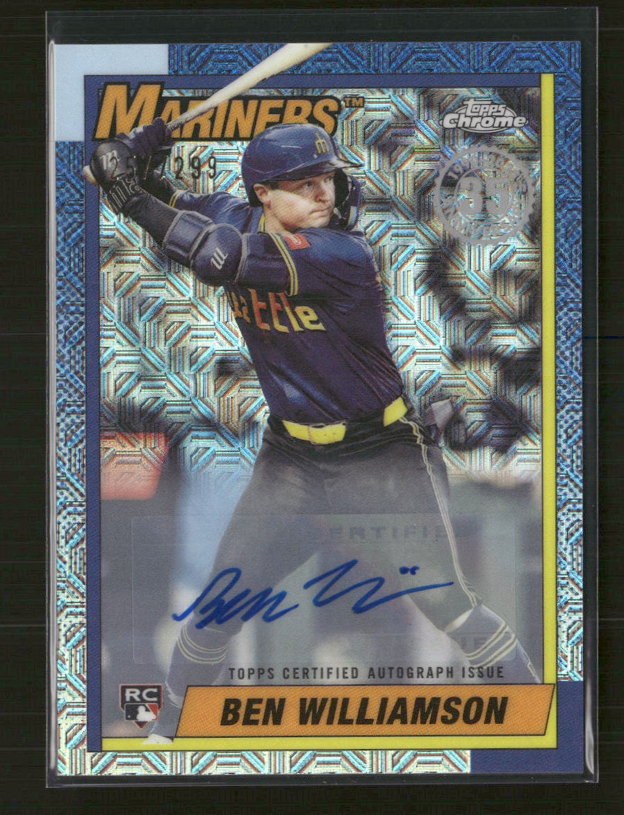 2025 Topps 1990  Baseball 35th Anniversary Auto Ben Williamson #/299 #U90C-10