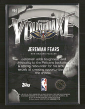 2025-26 Topps Chrome Destiny Blue Refractor Jeremiah Fears #/150 #D-7